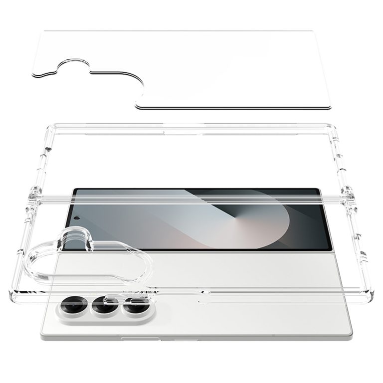 Accezz Xtreme Impact Backcover Samsung Galaxy Z Fold 7 - Transparant - Afbeelding 6