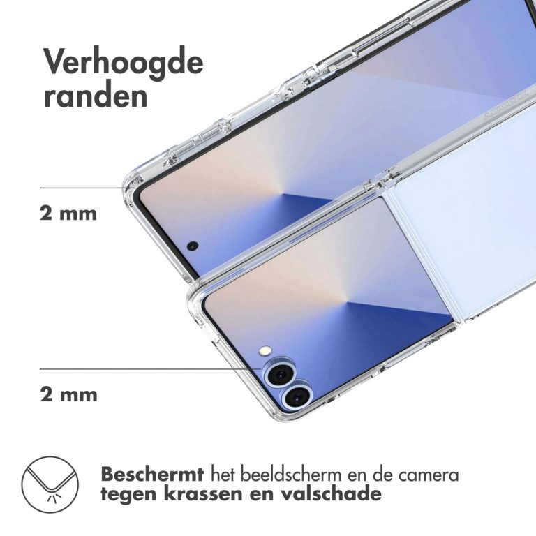 Accezz Xtreme Impact Backcover Samsung Galaxy Z Flip 7 - Transparant - Afbeelding 4
