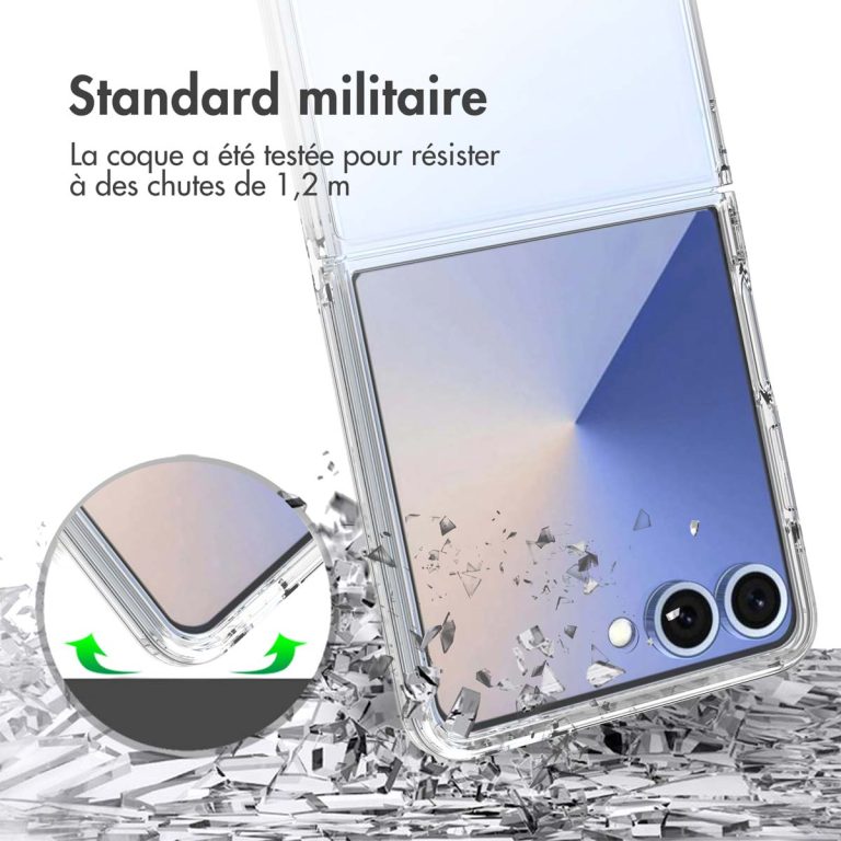 Accezz Xtreme Impact Backcover Samsung Galaxy Z Flip 7 - Transparant - Afbeelding 10