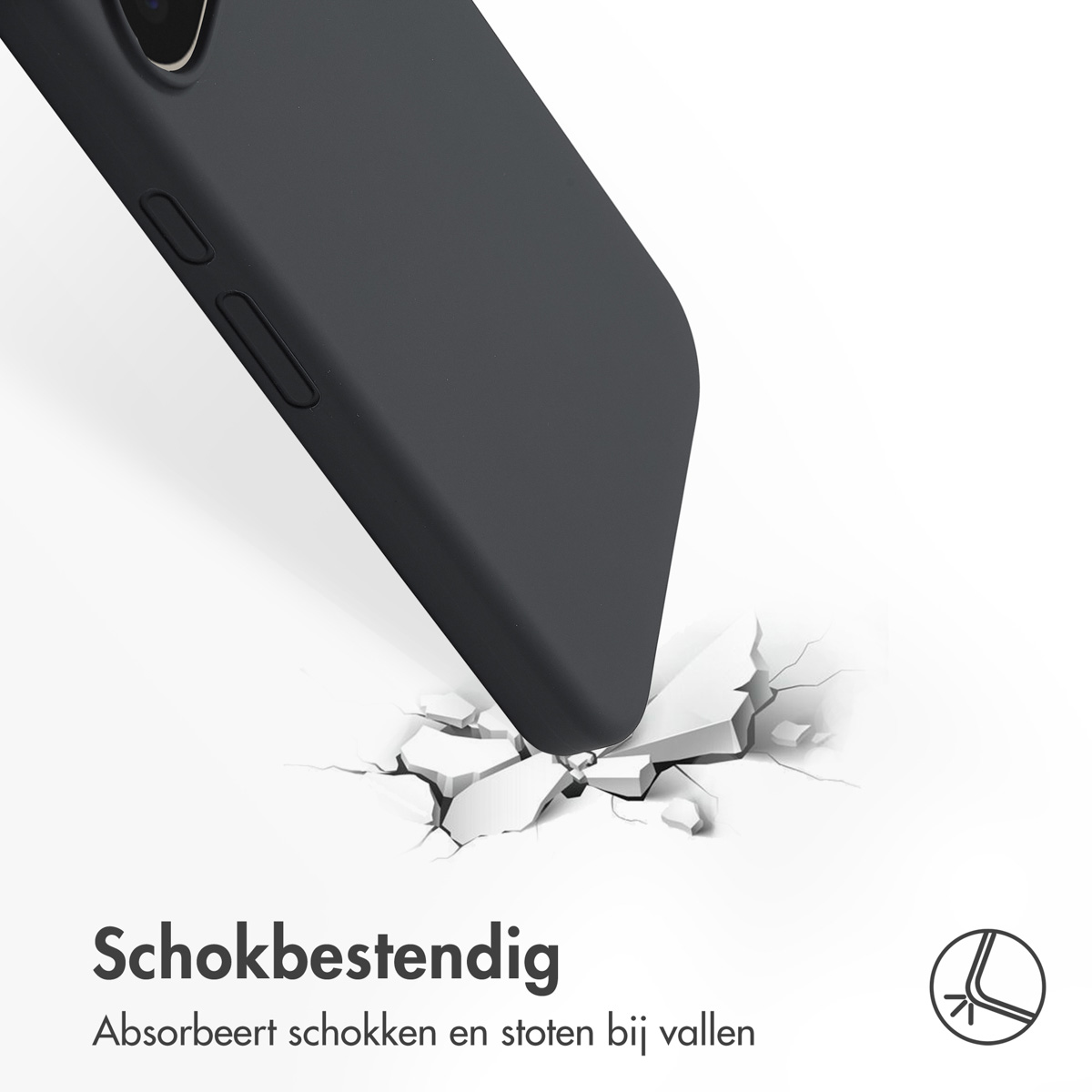 Accezz Liquid Silicone Backcover Google Pixel 10 Pro XL - Zwart - Afbeelding 9