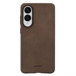 Accezz Vintage Leather Magsafe Backcover Samsung Galaxy S25 Edge - Rustic Brown