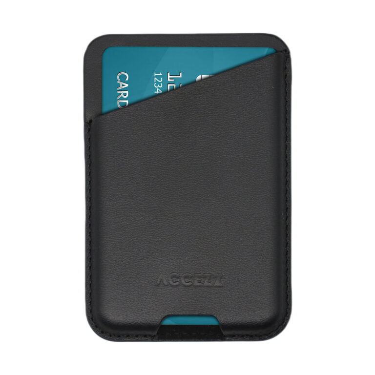 Accezz Leather Cardholder MagSafe - Kaarthouder met MagSafe - Onyx Black - Afbeelding 8