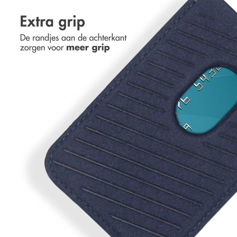 Accezz Leather Cardholder MagSafe - Kaarthouder met MagSafe - Nightfall Blue - Afbeelding 10