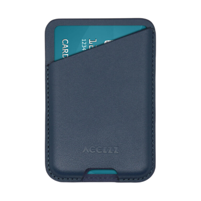 Accezz Leather Cardholder MagSafe - Kaarthouder met MagSafe - Nightfall Blue - Afbeelding 8