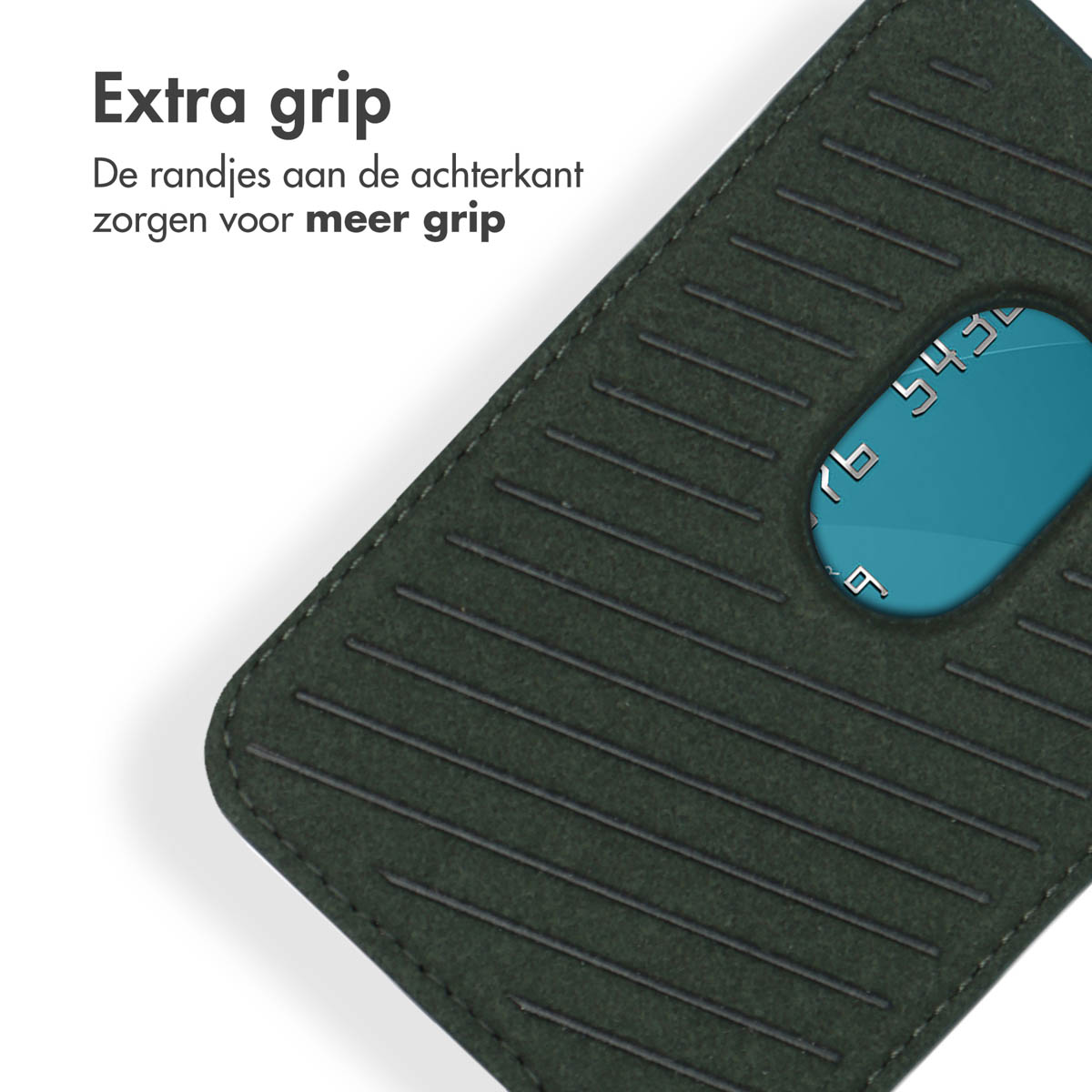 Accezz Leren Kaarthouder - Geschikt voor MagSafe en Qi2 - Cedar Green - Afbeelding 9