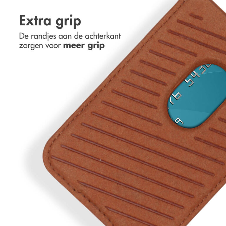 Accezz Leather Cardholder MagSafe - Kaarthouder met MagSafe - Sienna Brown - Afbeelding 10
