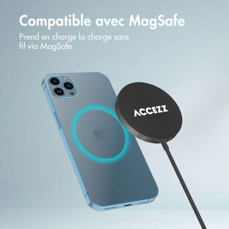 Accezz Wireless Charger USB-C | MagSafe en draadloze oplader - 1 meter - Zwart - Afbeelding 10