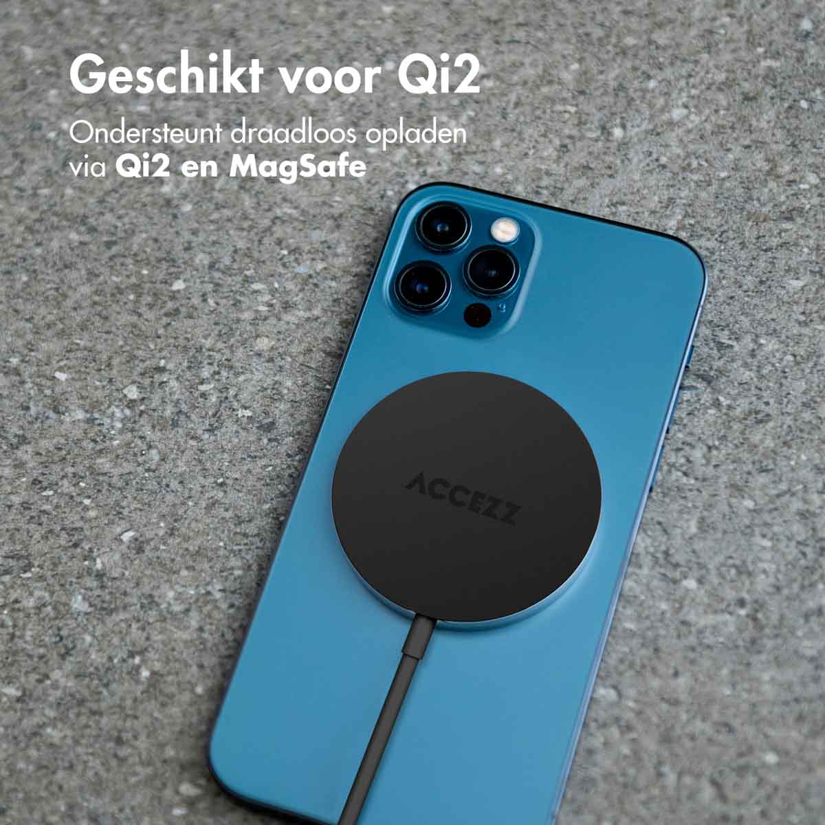 Accezz Wireless Charger USB-C - MagSafe en Qi2 Draadloze Oplader - 1 meter - Zwart - Afbeelding 8