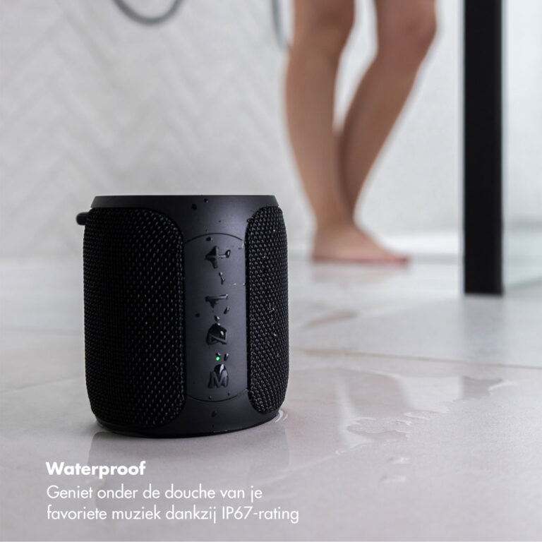 Selencia AquaPlay Bluetooth Speaker - Draadloze speaker - Waterproof - Black - Afbeelding 6