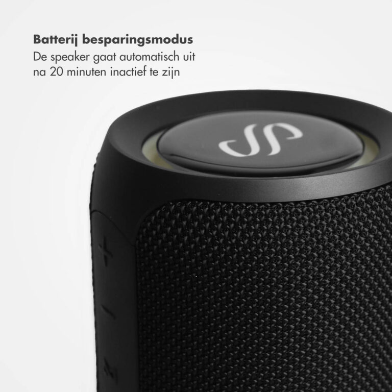 Selencia AquaPlay Bluetooth Speaker - Draadloze speaker - Waterproof - Black - Afbeelding 4