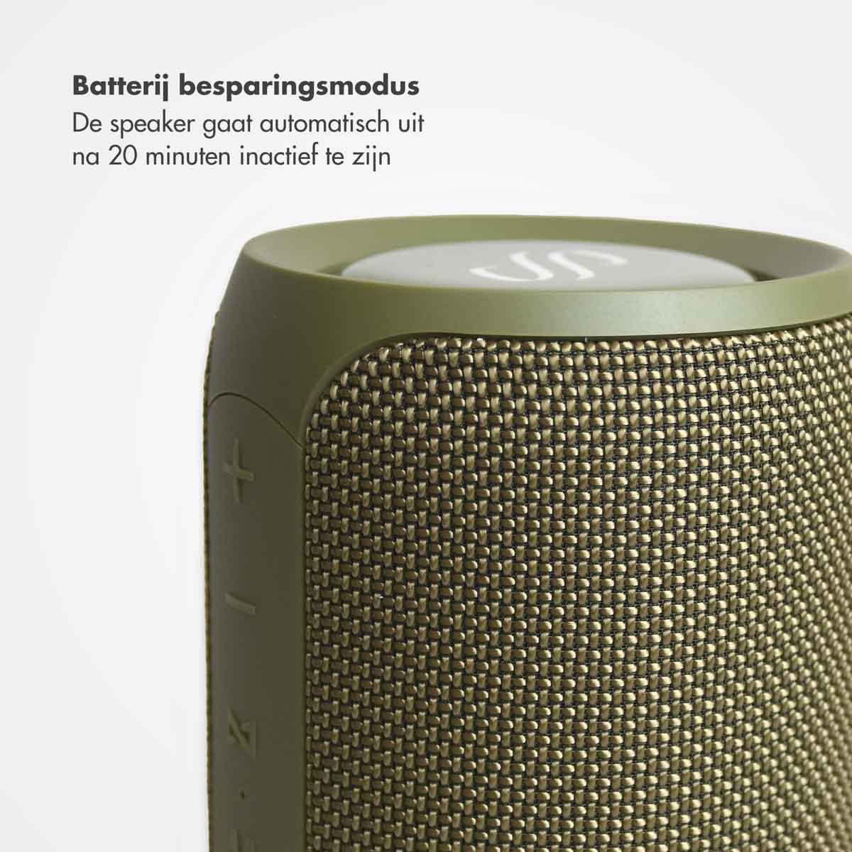 Selencia AquaPlay Bluetooth Speaker - Draadloze speaker - Waterproof - Army Green - Afbeelding 7