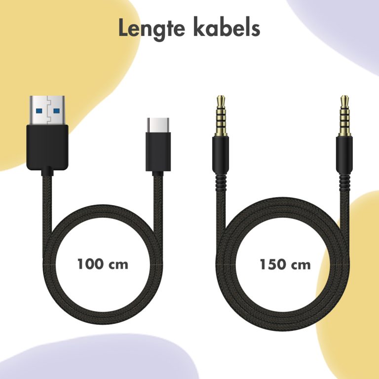 imoshion Kids Dino Bluetooth Headphones - Kinder koptelefoon met decibelbegrenzer - Draadloze koptelefoon + AUX kabel - Lavender Lilac / Yellow - Afbeelding 2