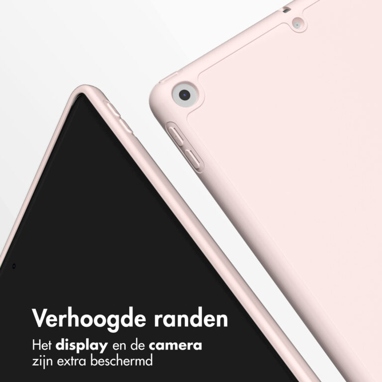 Accezz Smart Silicone Bookcase Apple iPad 6 (2018) 9.7 inch / iPad 5 (2017) 9.7 inch - Roze - Afbeelding 9