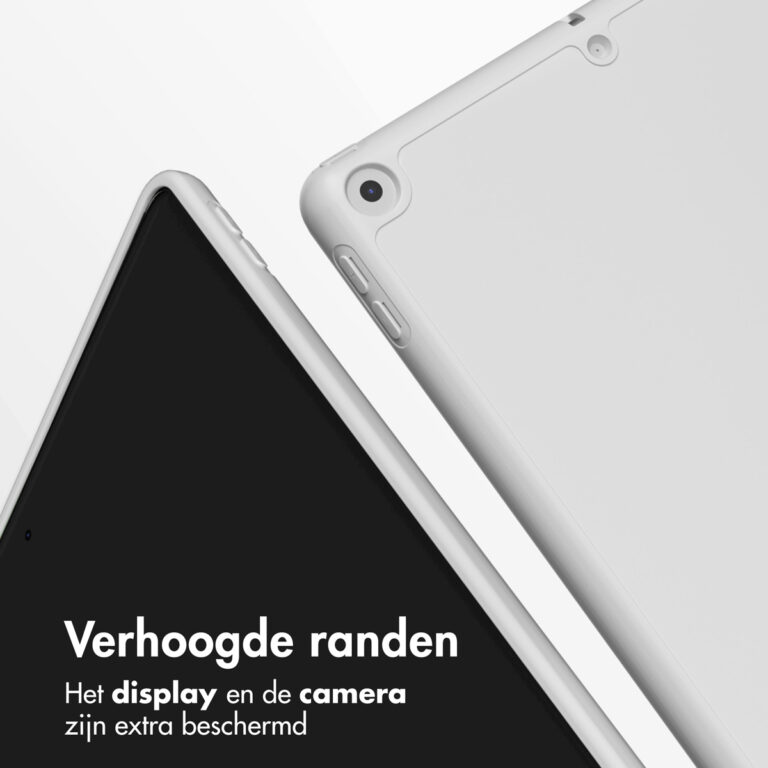 Accezz Smart Silicone Bookcase Apple iPad 9 (2021) 10.2 inch / iPad 8 (2020) 10.2 inch / iPad 7 (2019) 10.2 inch - Grijs - Afbeelding 8