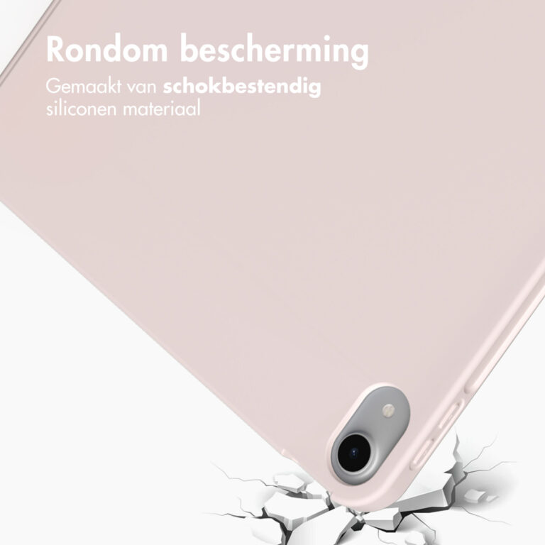 Accezz Smart Silicone Bookcase Apple iPad Air 11 inch (2025) M3 / (2024) M2 / Air 5 (2022) / Air 4 (2020) - Roze - Afbeelding 9