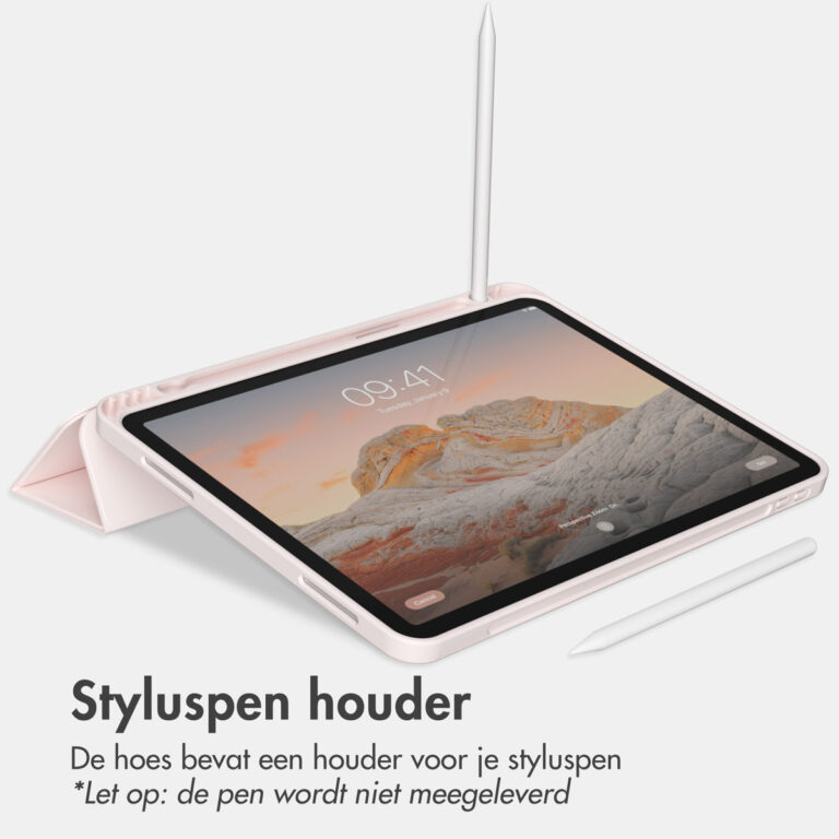 Accezz Smart Silicone Bookcase Apple iPad Air 11 inch (2025) M3 / (2024) M2 / Air 5 (2022) / Air 4 (2020) - Roze - Afbeelding 7