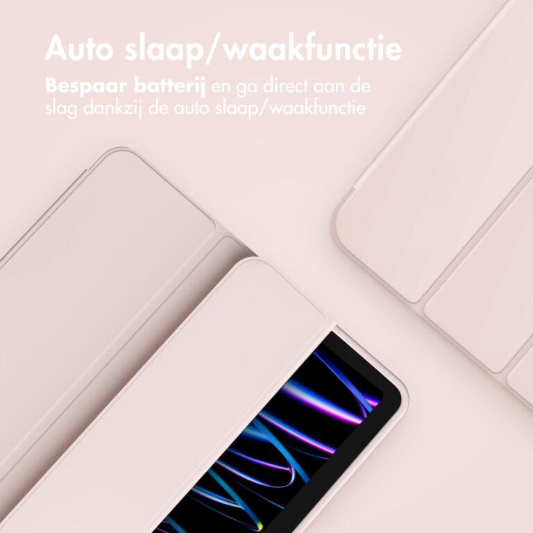 Accezz Smart Silicone Bookcase Apple iPad Air 11 inch (2025) M3 / (2024) M2 / Air 5 (2022) / Air 4 (2020) - Roze - Afbeelding 5