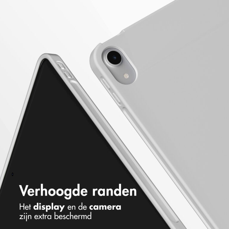 Accezz Smart Silicone Bookcase Apple iPad Air 11 inch (2025) M3 / (2024) M2 / Air 5 (2022) / Air 4 (2020) - Grijs - Afbeelding 8