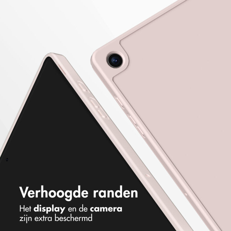 Accezz Smart Silicone Bookcase Samsung Galaxy Tab A9 Plus - Roze - Afbeelding 9