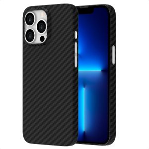 Accezz MagSafe Kevlar® Backcover Apple iPhone 13 Pro - Zwart