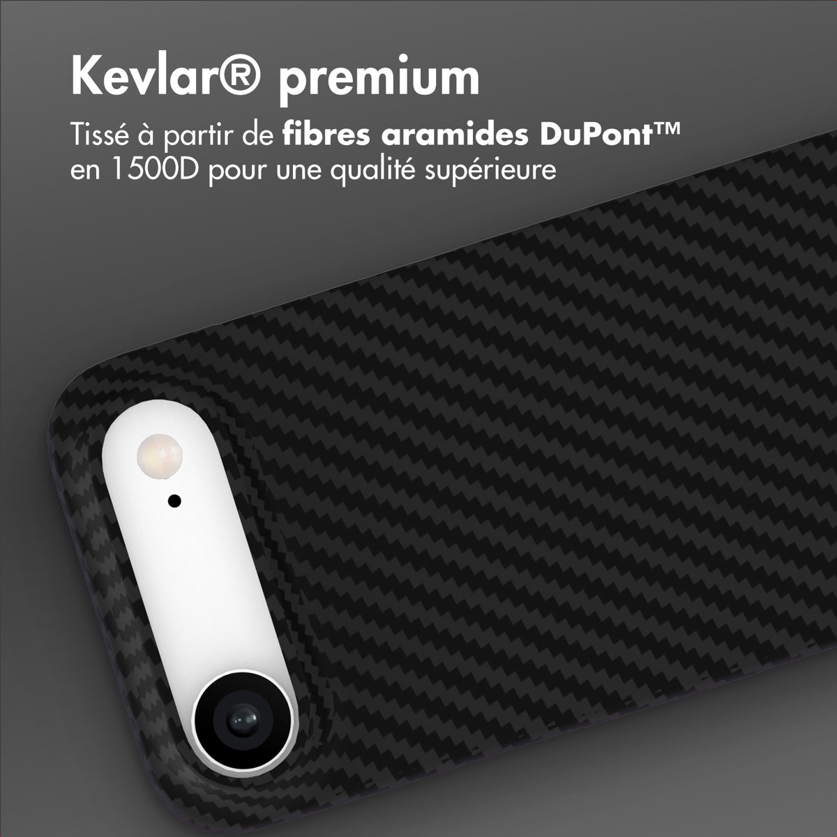 Accezz MagSafe Kevlar Backcover Apple iPhone Air - Zwart - Afbeelding 4