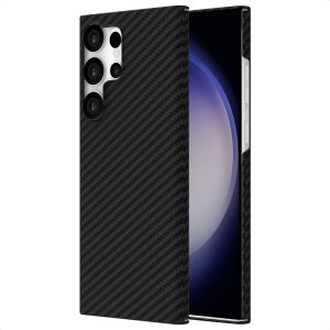 Accezz MagSafe Kevlar® Backcover Samsung Galaxy S23 Ultra - Zwart