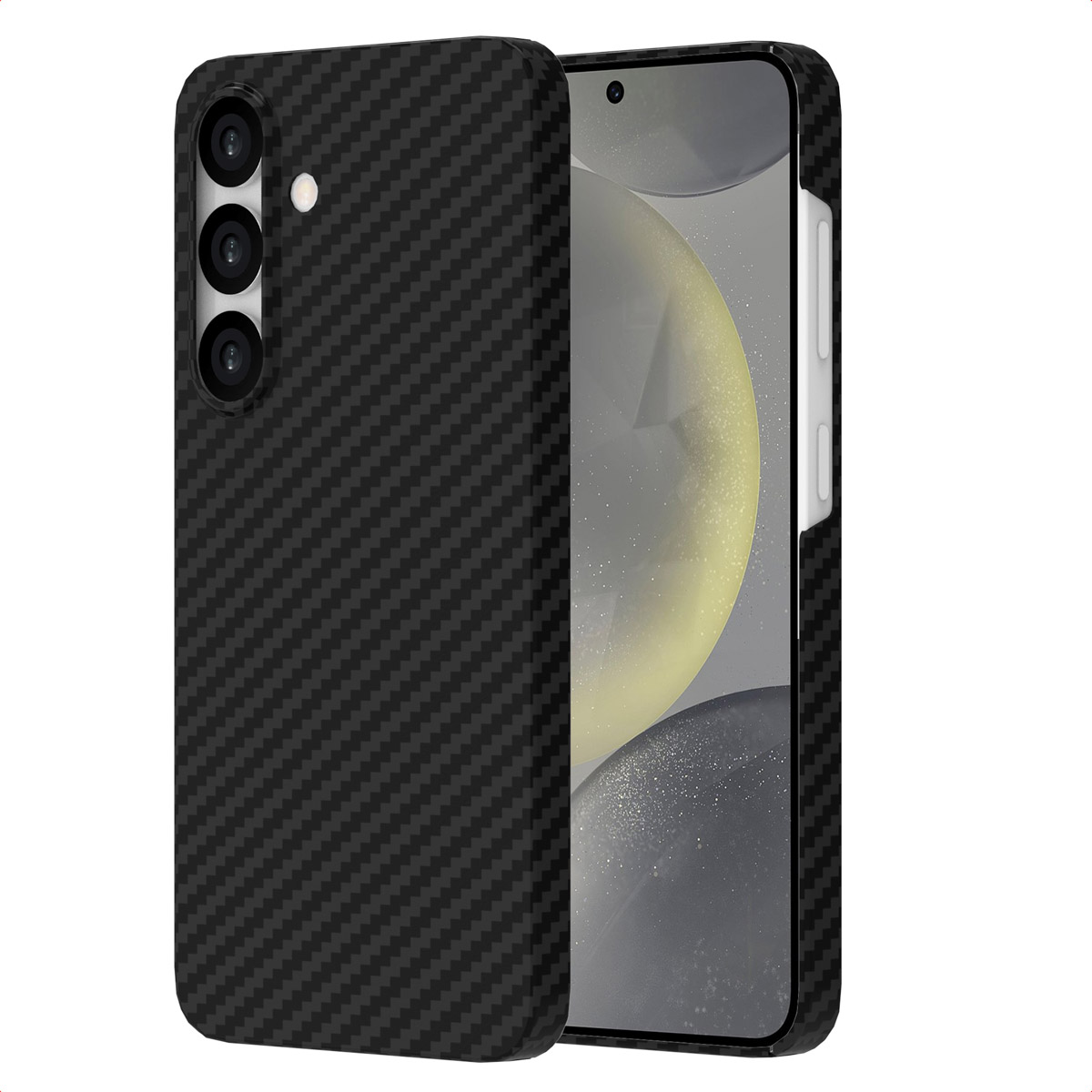 Accezz MagSafe Kevlar Backcover Samsung Galaxy S24 – Zwart