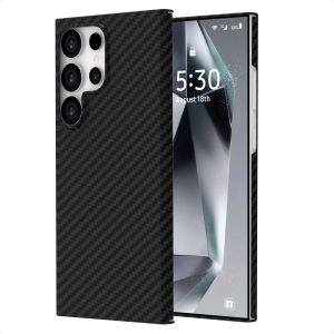 Accezz MagSafe Kevlar® Backcover Samsung Galaxy S24 Ultra - Zwart