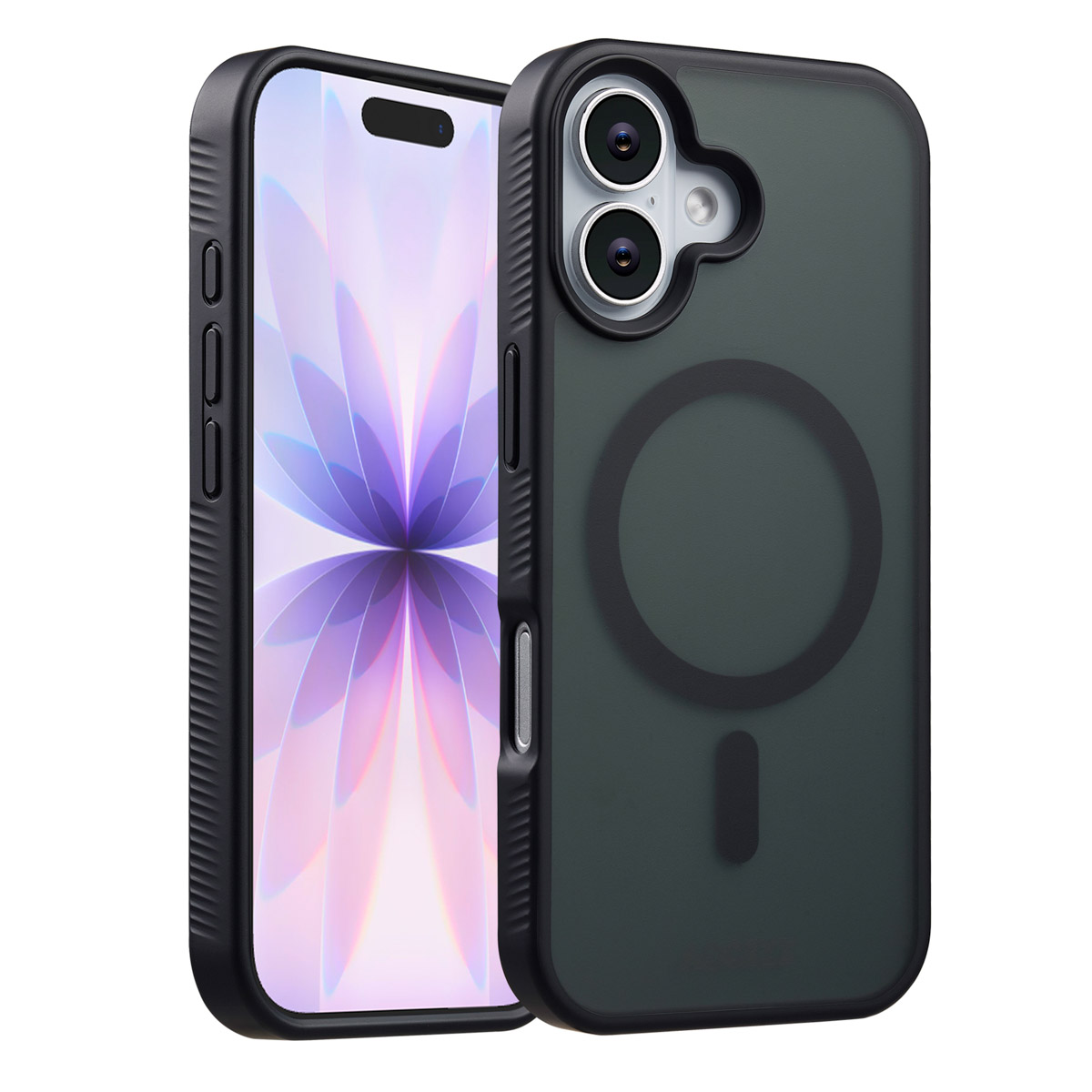 Accezz Rugged Frosted MagSafe Backcover Apple iPhone 17 – Zwart