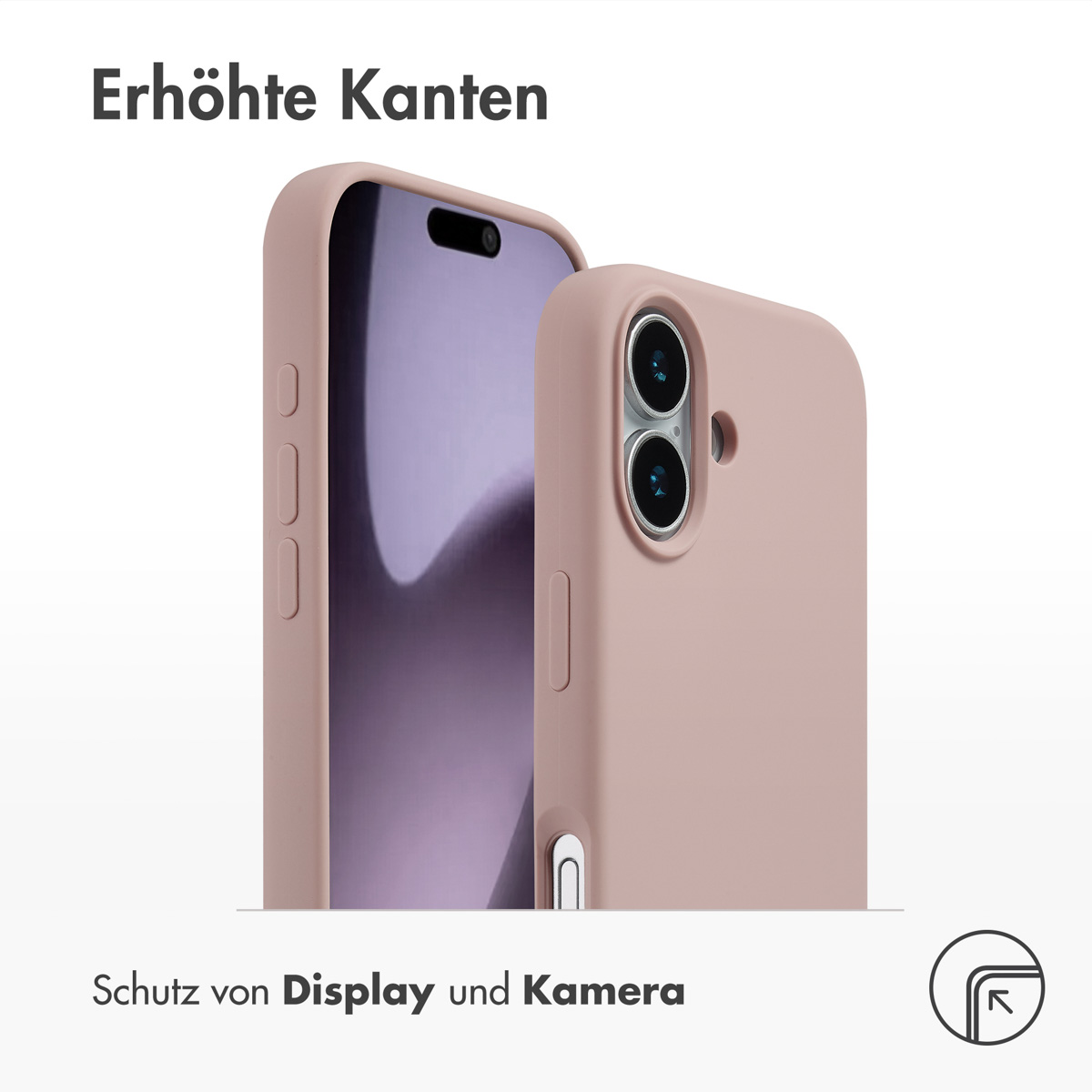 Accezz Liquid Silicone Backcover met MagSafe Apple iPhone 17 - Roze - Afbeelding 8