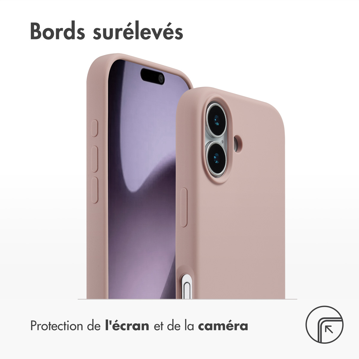 Accezz Liquid Silicone Backcover met MagSafe Apple iPhone 17 - Roze - Afbeelding 5