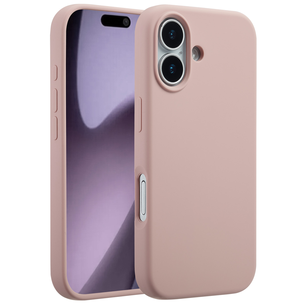 Accezz Liquid Silicone Backcover met MagSafe Apple iPhone 17 - Roze - Afbeelding 4