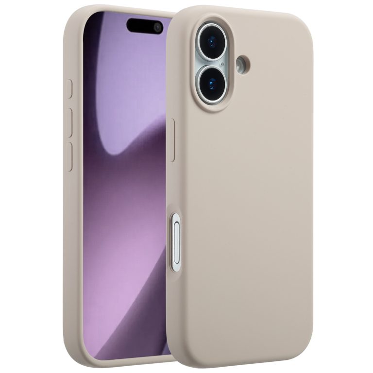 Accezz Liquid Silicone Backcover met MagSafe Apple iPhone 17 - Stone - Afbeelding 10