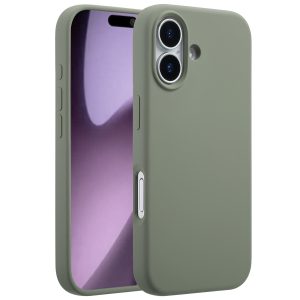Accezz Liquid Silicone Backcover met MagSafe Apple iPhone 17 - Cooper Green