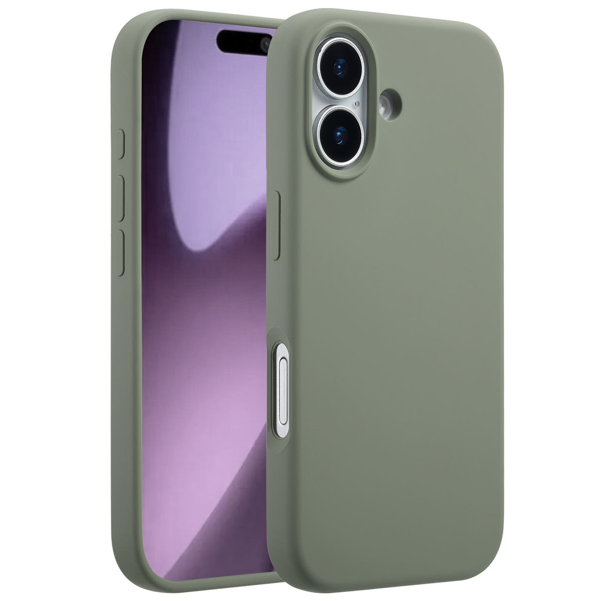 Accezz Liquid Silicone Backcover met MagSafe Apple iPhone 17 - Cooper Green - Afbeelding 4
