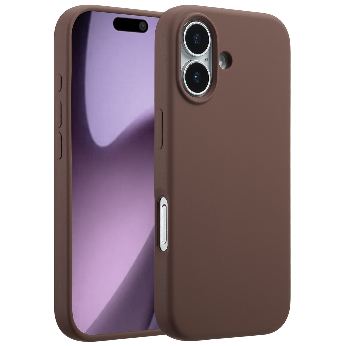 Accezz Liquid Silicone Backcover met MagSafe Apple iPhone 17 - New Tea Brown