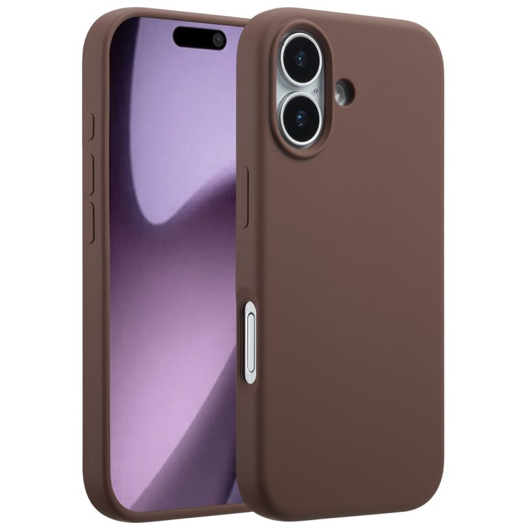 Accezz Liquid Silicone Backcover met MagSafe Apple iPhone 17 - New Tea Brown - Afbeelding 10