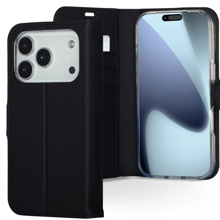 Accezz Wallet Softcase Bookcase Apple iPhone 17 Pro - Zwart - Afbeelding 7