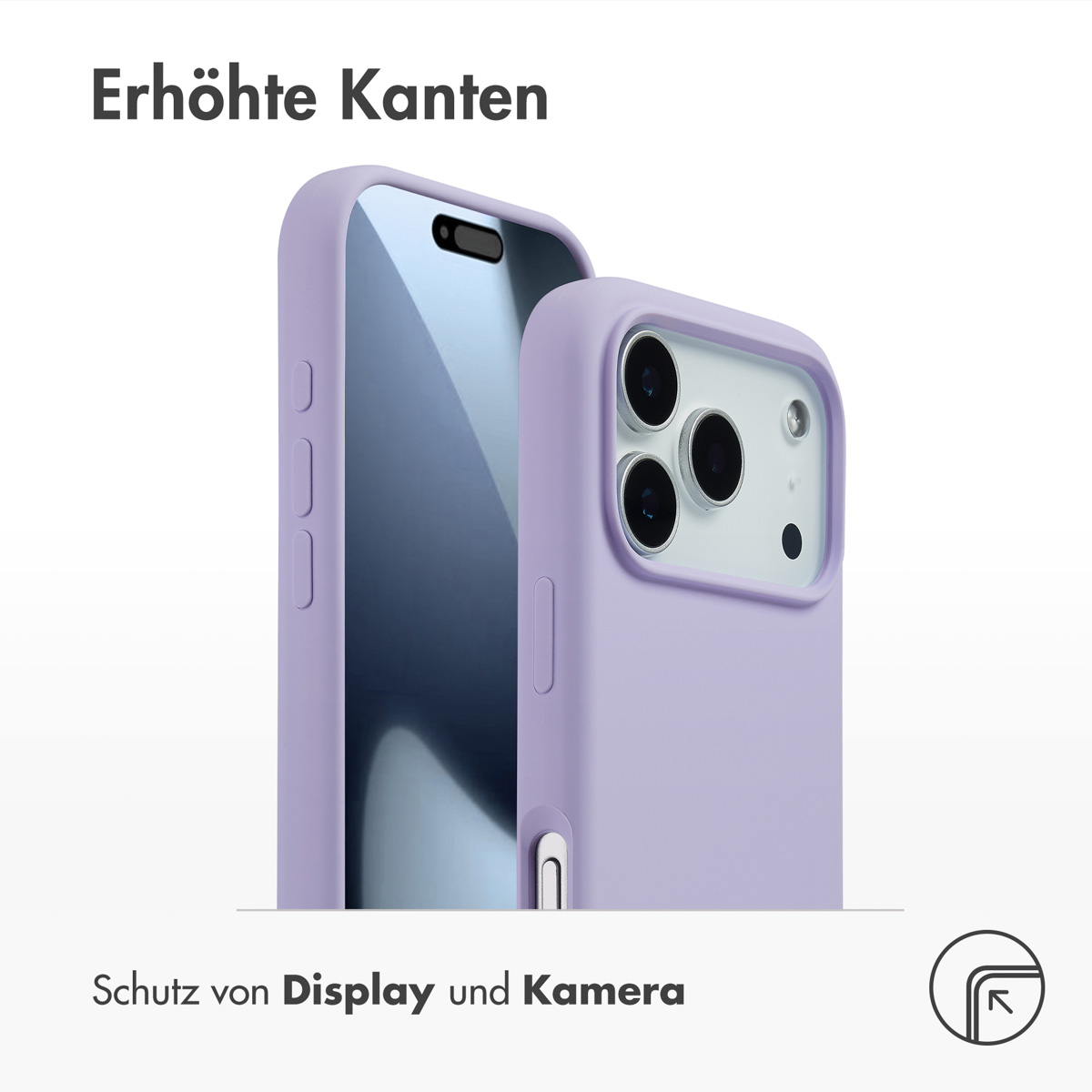 Accezz Liquid Silicone Backcover met MagSafe Apple iPhone 17 Pro - Paars - Afbeelding 9