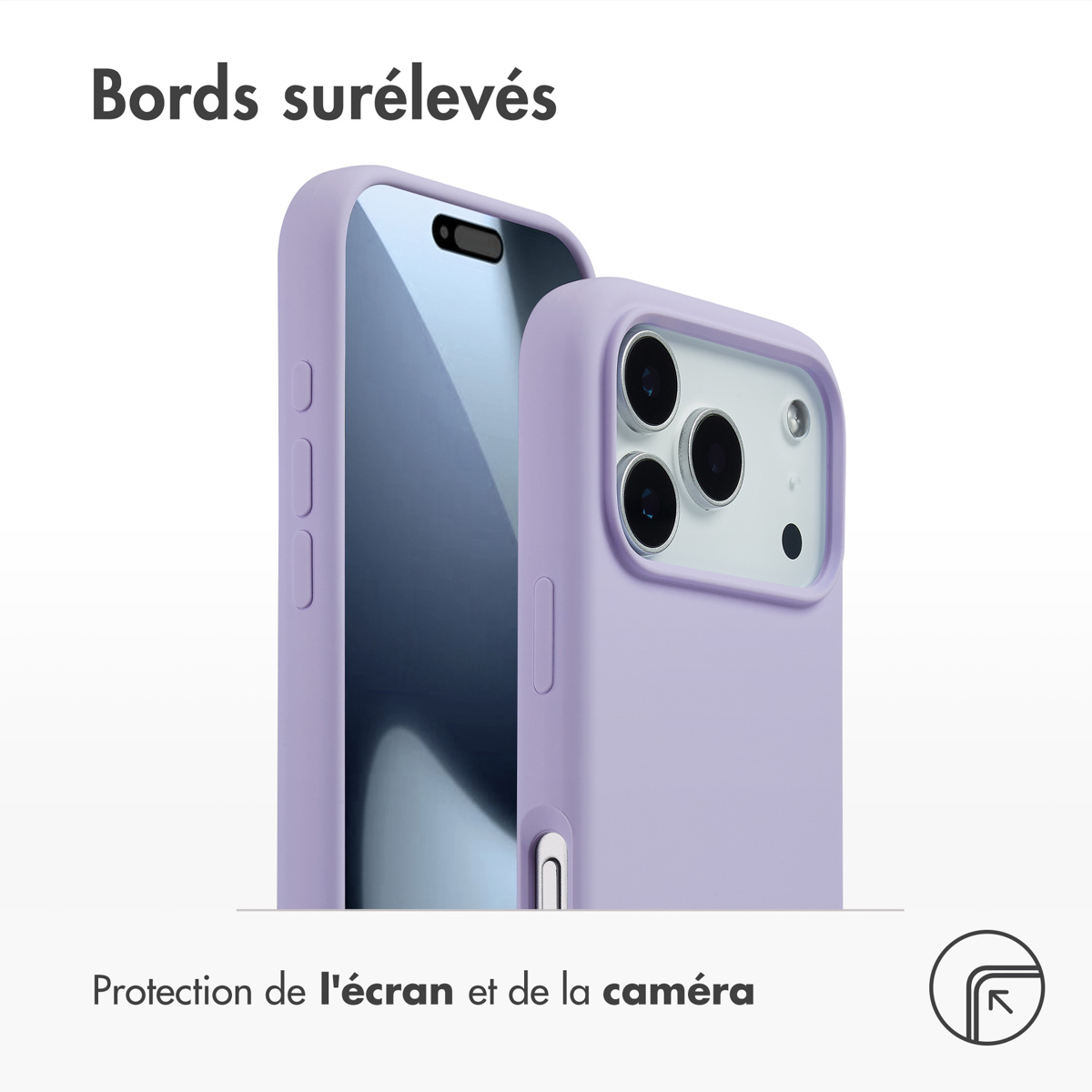 Accezz Liquid Silicone Backcover met MagSafe Apple iPhone 17 Pro - Paars - Afbeelding 5