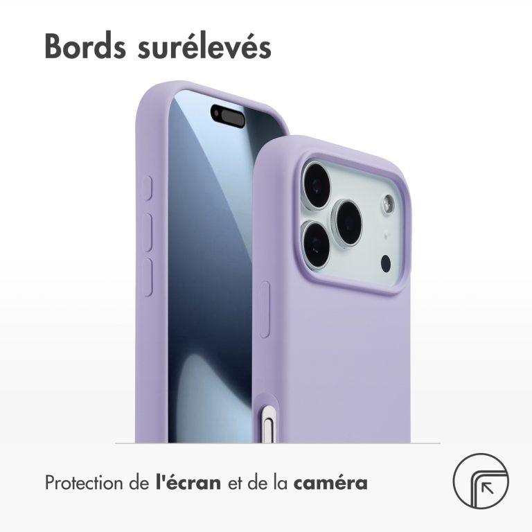 Accezz Liquid Silicone Backcover met MagSafe Apple iPhone 17 Pro - Paars - Afbeelding 8