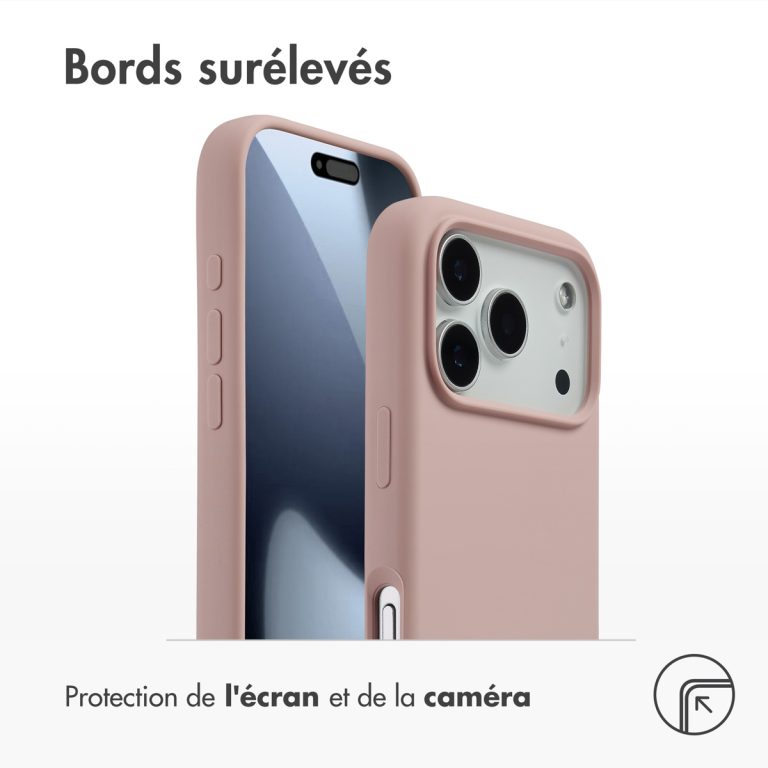 Accezz Liquid Silicone Backcover met MagSafe Apple iPhone 17 Pro - Roze - Afbeelding 8