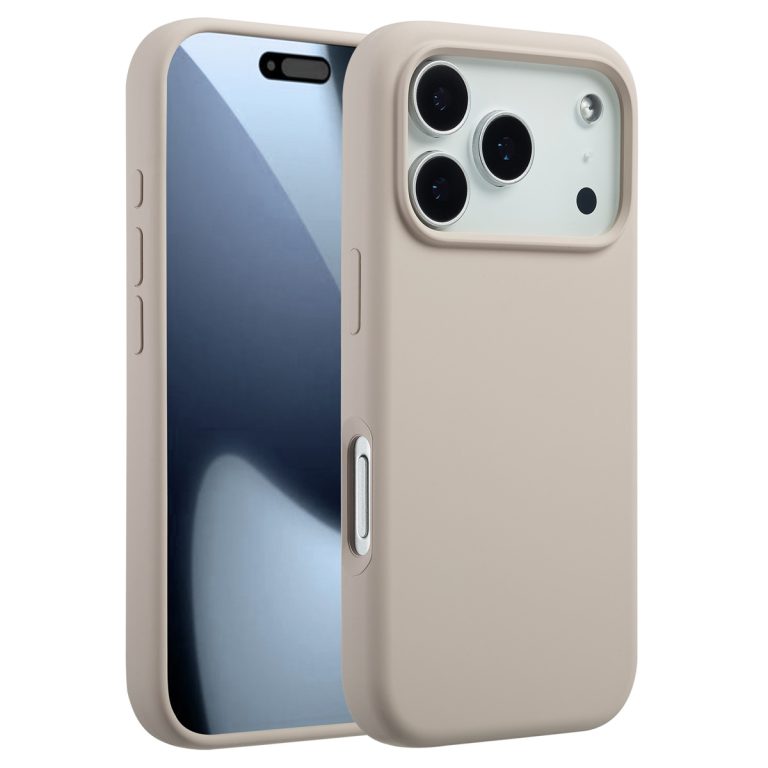 Accezz Liquid Silicone Backcover met MagSafe Apple iPhone 17 Pro - Stone - Afbeelding 10