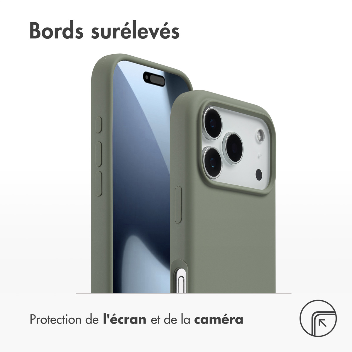 Accezz Liquid Silicone Backcover met MagSafe Apple iPhone 17 Pro - Cooper Green - Afbeelding 5