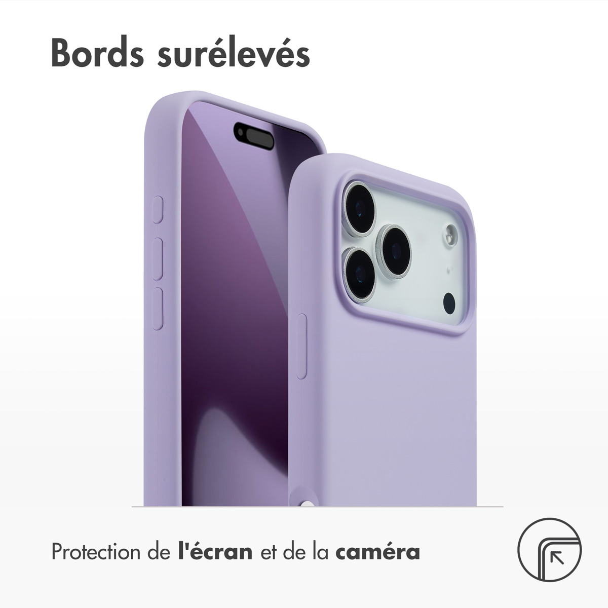 Accezz Liquid Silicone Backcover met MagSafe Apple iPhone 17 Pro Max - Paars - Afbeelding 5