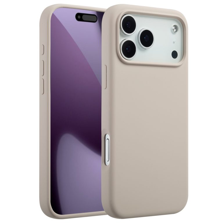 Accezz Liquid Silicone Backcover met MagSafe Apple iPhone 17 Pro Max - Stone - Afbeelding 10