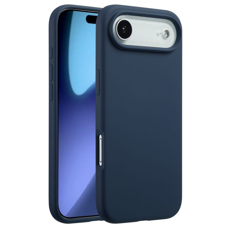 Accezz Liquid Silicone Backcover met MagSafe Apple iPhone Air - Donkerblauw - Afbeelding 4