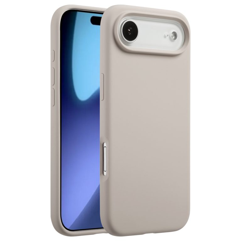 Accezz Liquid Silicone Backcover met MagSafe Apple iPhone Air - Stone - Afbeelding 7