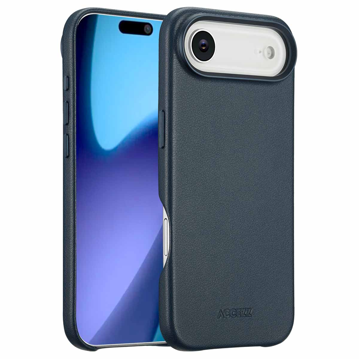 Accezz MagSafe Leather Backcover Apple iPhone Air – Nightfall Blue