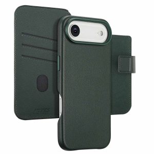Accezz Leather Bookcase 2-in-1 met MagSafe Apple iPhone Air - Cedar Green